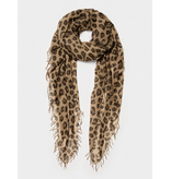 Sjaal Cosy Cashmy Leopard Brown