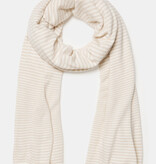 Sjaal Cosy Chic Stripes Light Sand - Creamy White