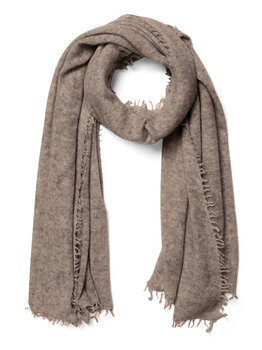 Sjaal Cosy Washed Cashmere Mole