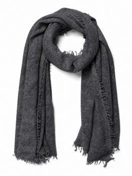 Sjaal Cosy Washed Cashmere Medium Grey
