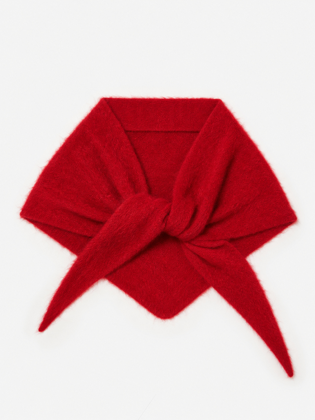 Cosy Triangle 100% Brushed Cashmere Rouge