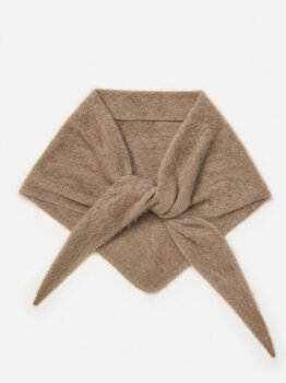Cosy Triangle 100% Brushed Cashmere Autumn
