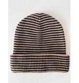 Cosy Beanie Camel Beige - Solid Black