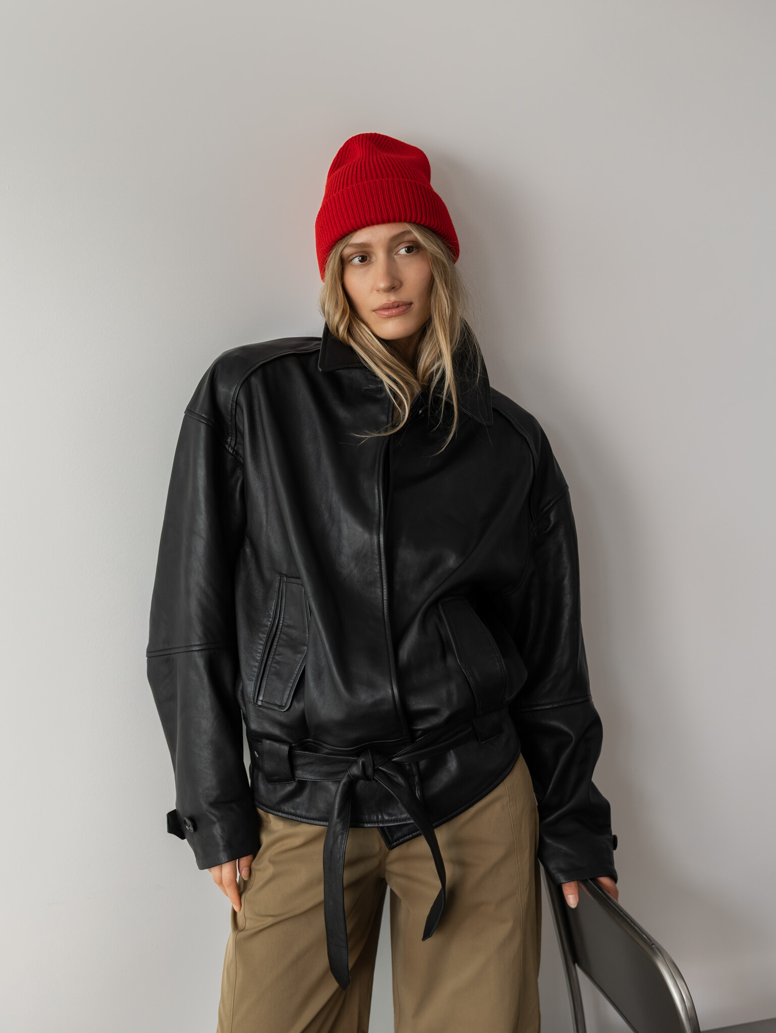 Cosy Beanie Lipstick Red