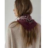 Sjaal Cosy 100% Cashmere Bandana Syrah