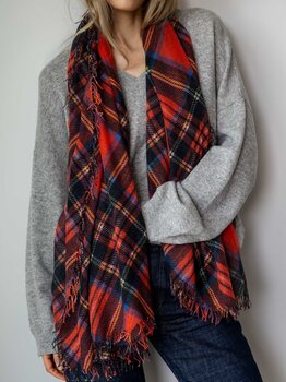 Cosy V-Neck Stone Grey