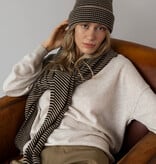 Cosy Beanie Camel Beige - Solid Black