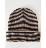 Cosy Beanie Camel Beige - Solid Black