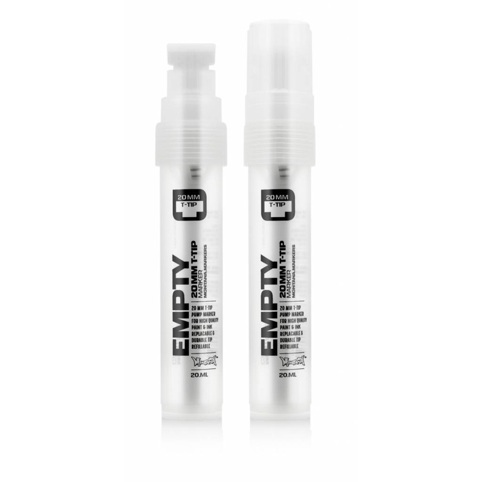 Montana CANS EMPTY MARKER 20mm T-Tip