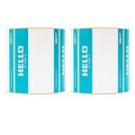 Montana HELLO MY NAME Roll of Stickers