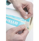 Montana HELLO MY NAME Roll of Stickers