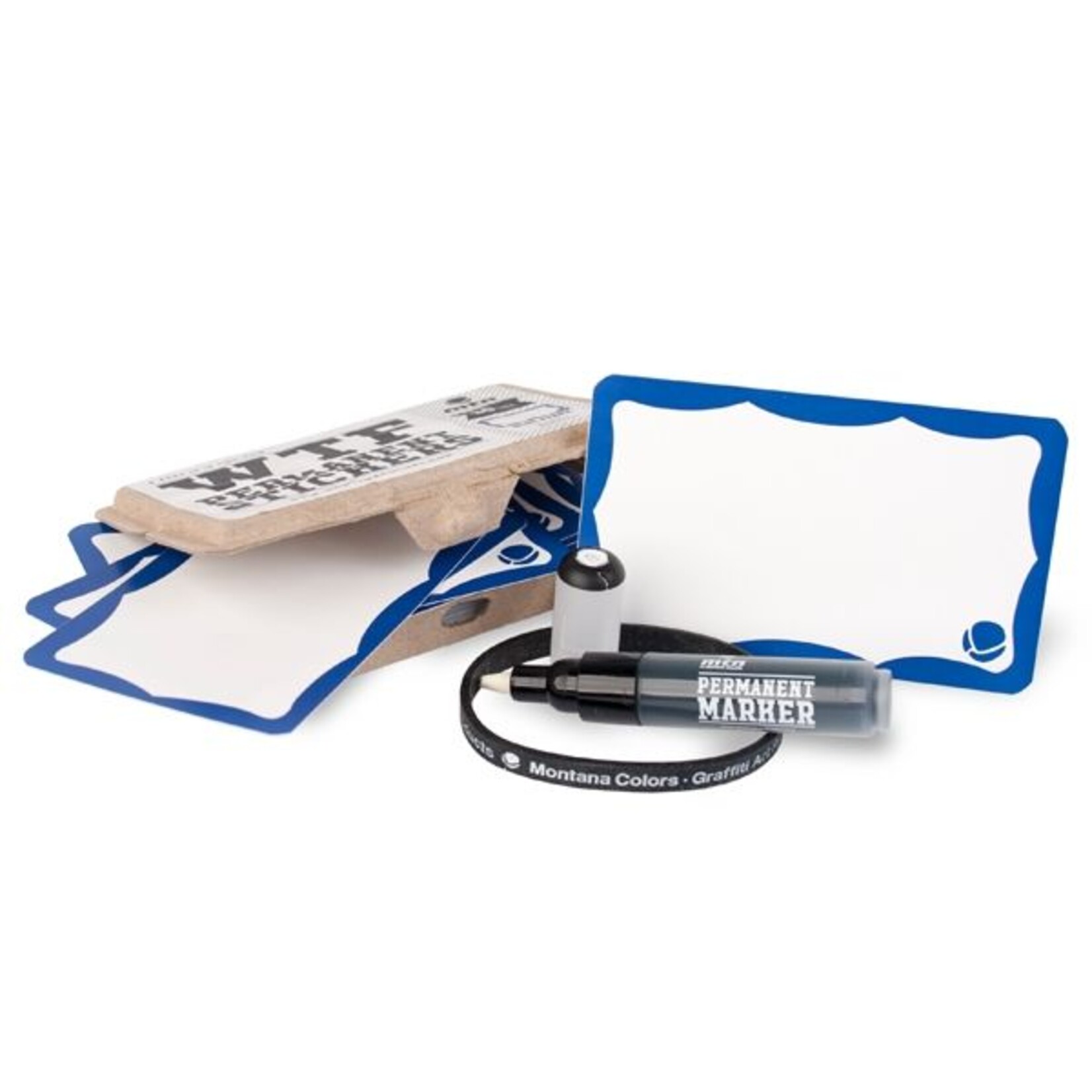 MTN Colors WTF Permanent Stickers: Blue Frame