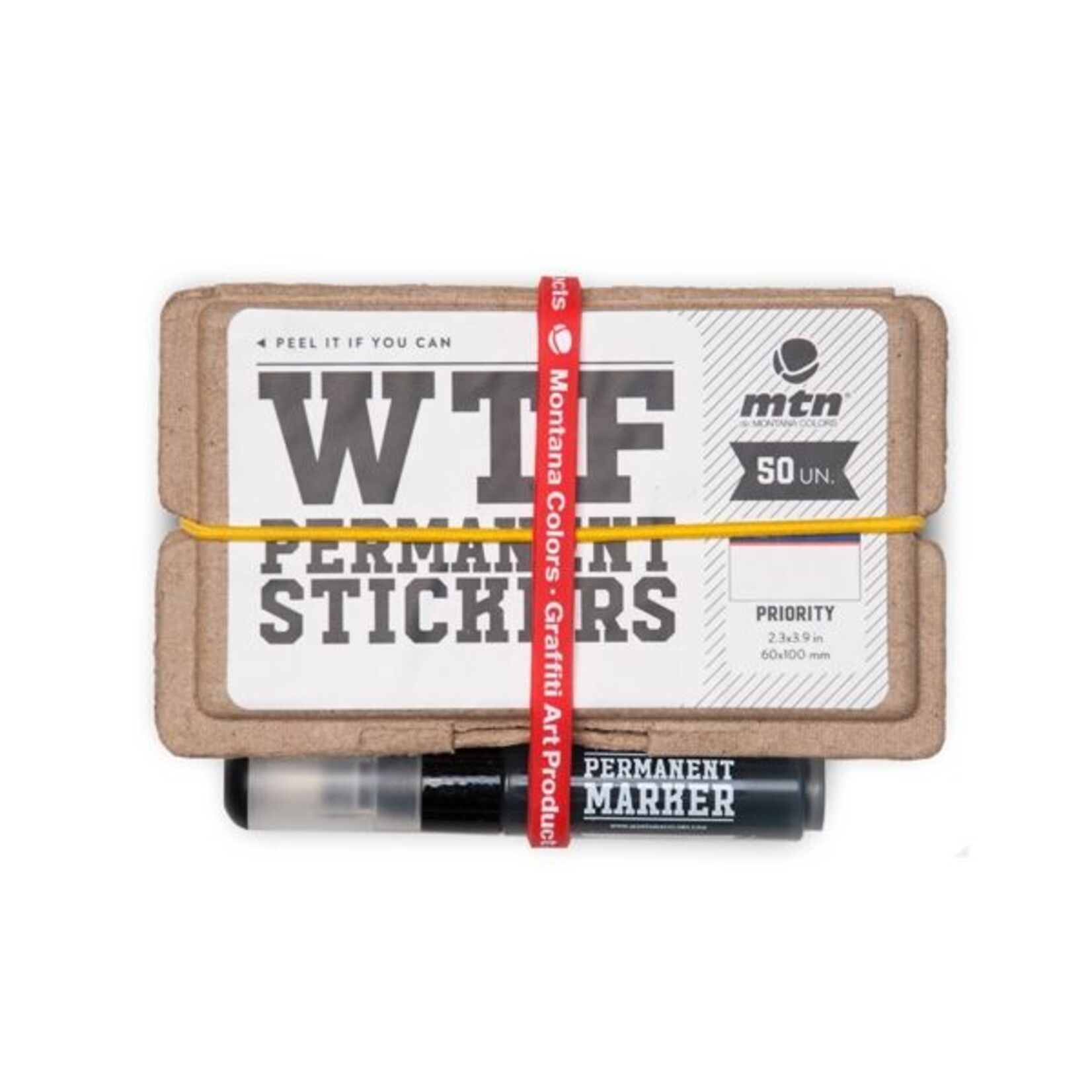 MTN Colors WTF Permanent Stickers: Priority Mail