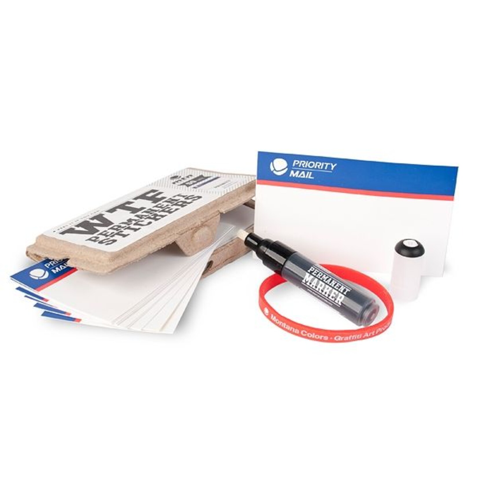 MTN Colors WTF Permanent Stickers: Priority Mail