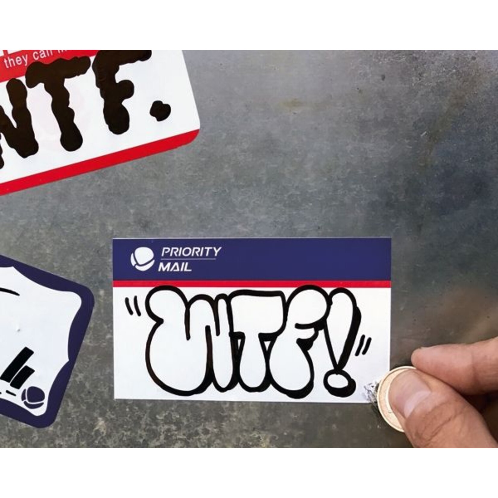 MTN Colors WTF Permanent Stickers: Priority Mail