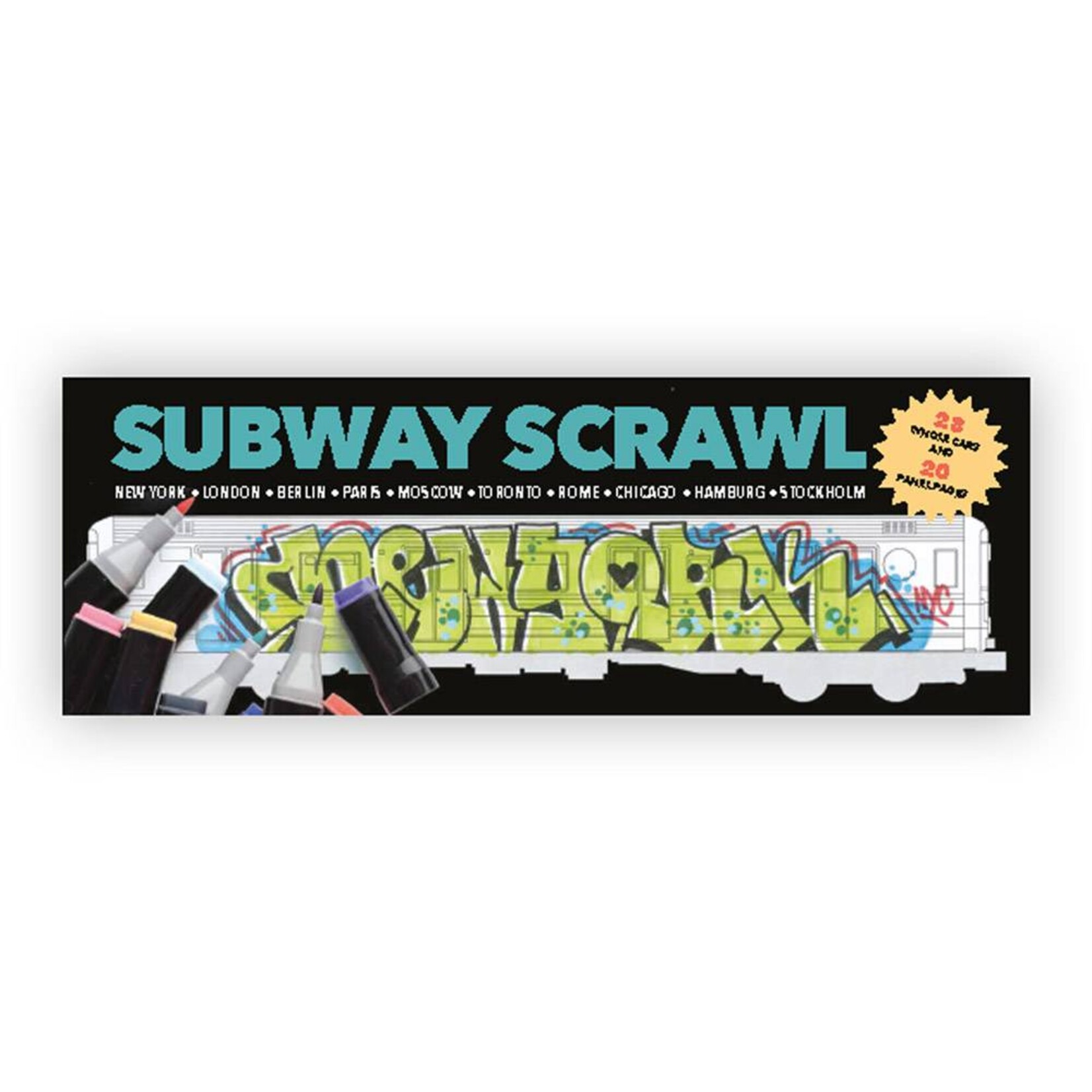 Subway Scrawl Malbuch