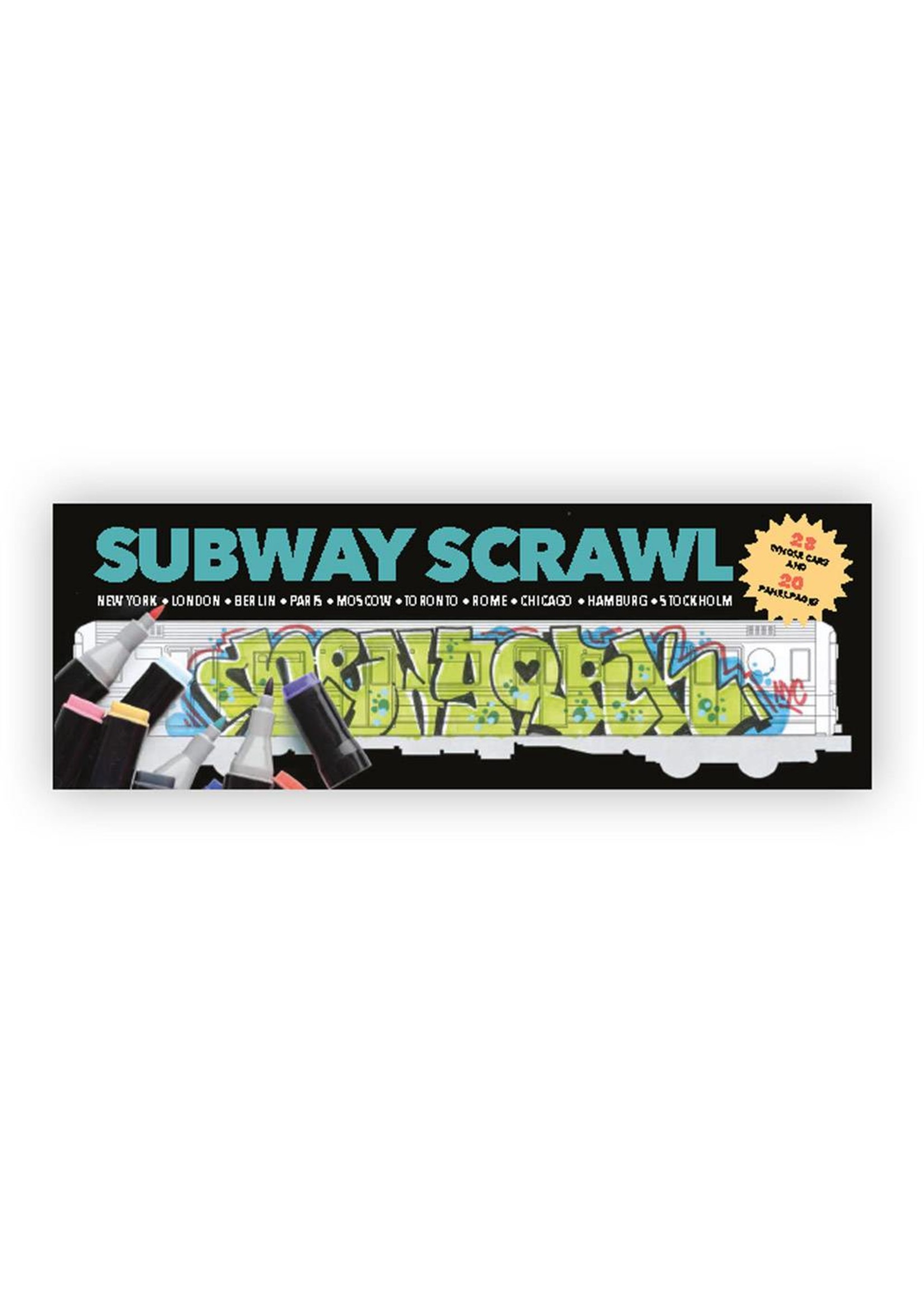 Subway Scrawl Malbuch