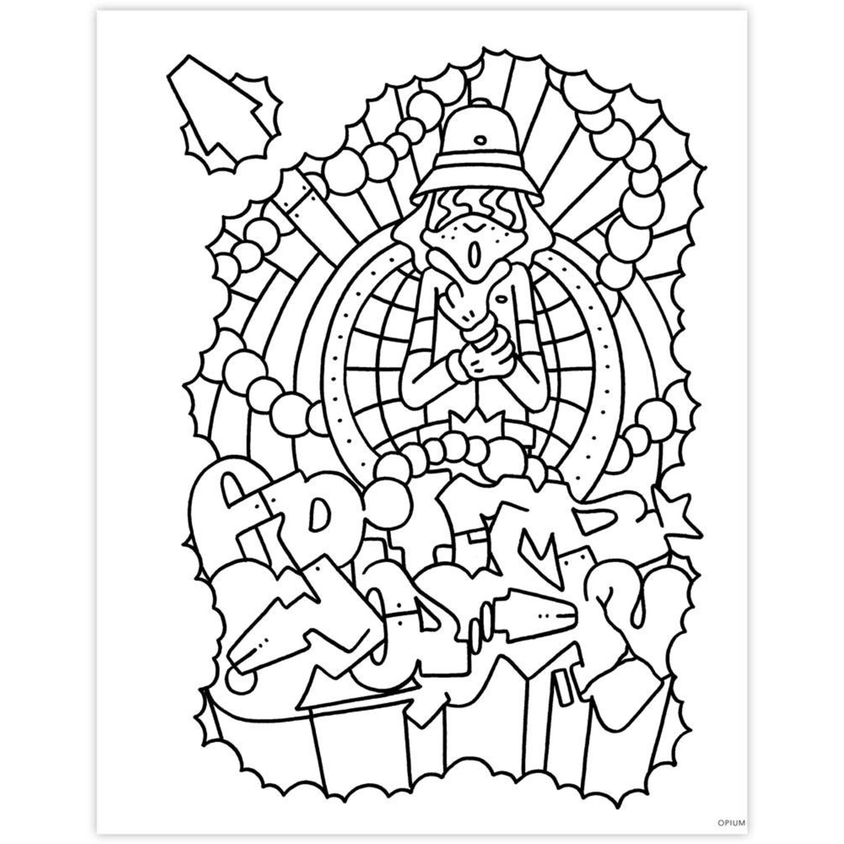 Graffiti Style Malbuch