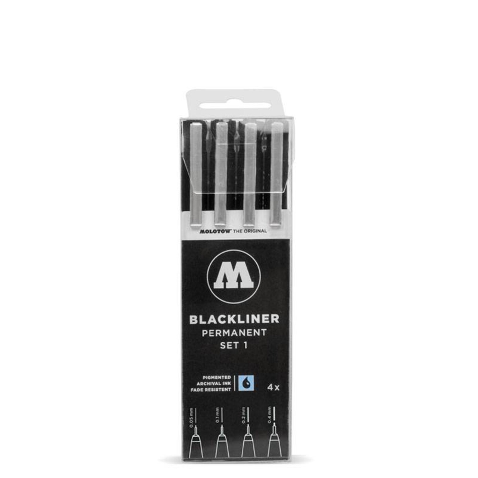 Molotow Blackliner 4x Marker Set 1
