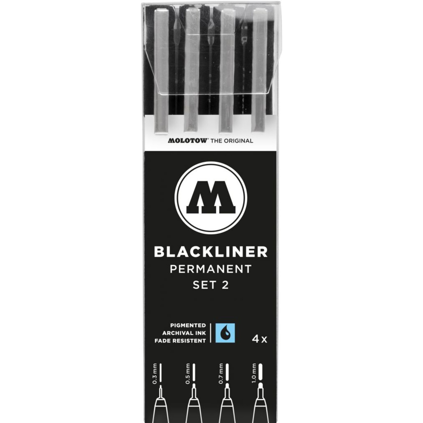 Molotow Blackliner 4x Marker Set 1