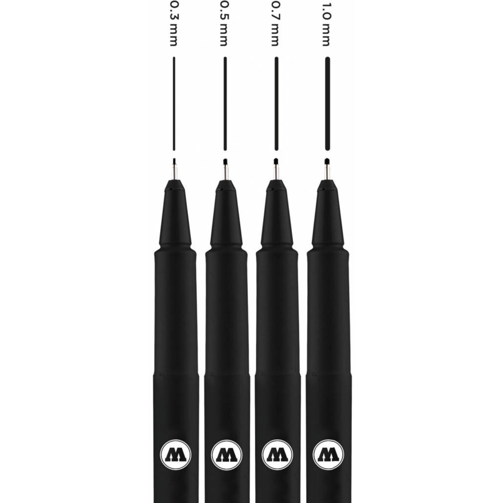 Molotow Blackliner 4x Marker Set 1