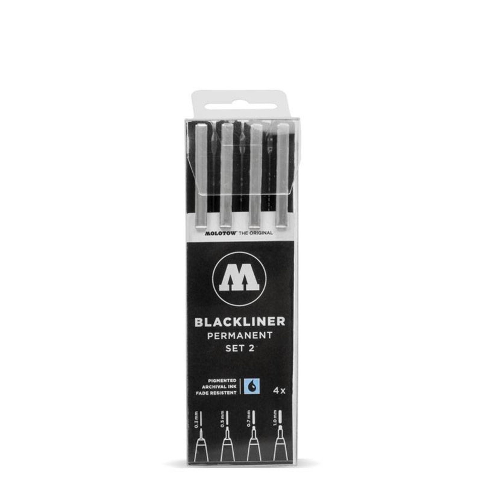 Molotow Blackliner 4x Marker Set 2