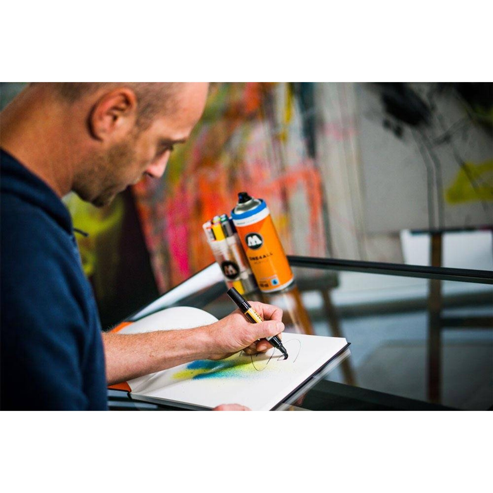 Molotow ONE4ALL Acrylic Twin 1,5/4mm Basic-Set 2