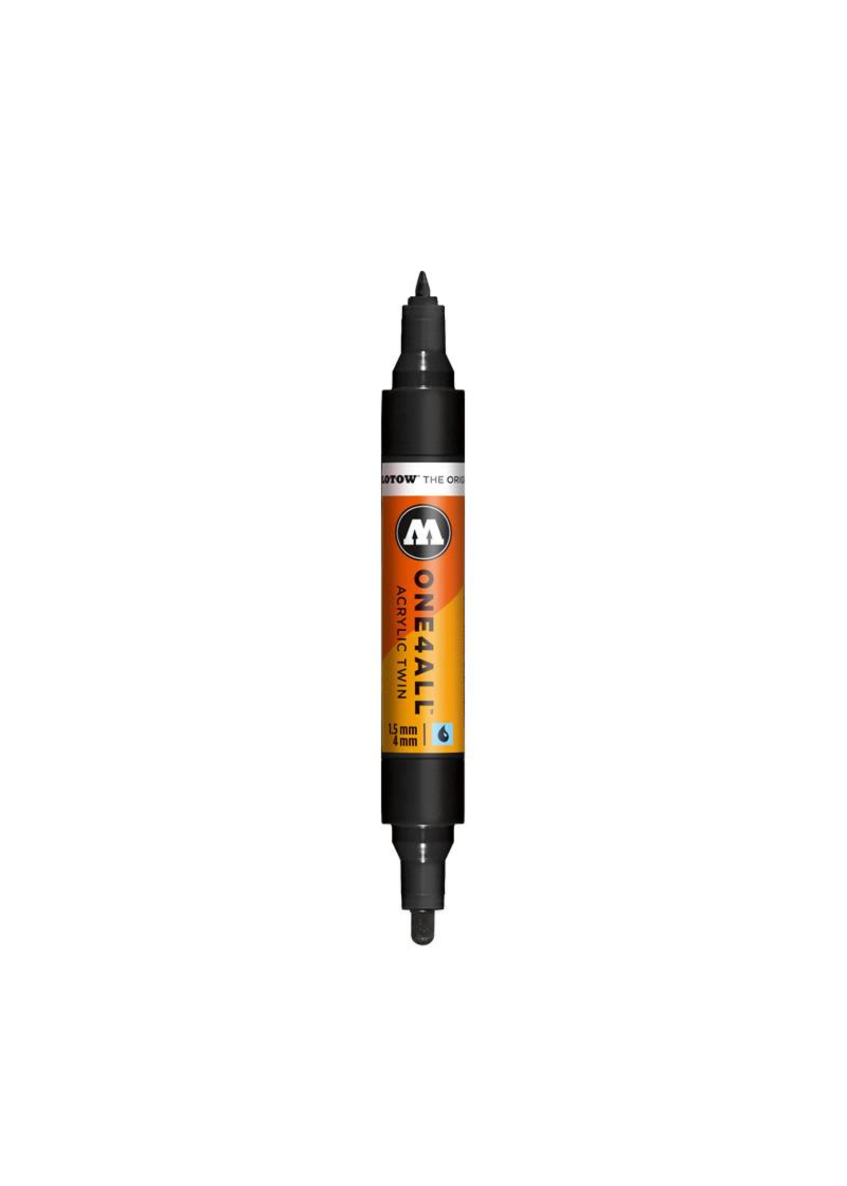 Molotow ONE4ALL Acrylic Twin 1,5/4mm Complete Set 74 Farbtöne
