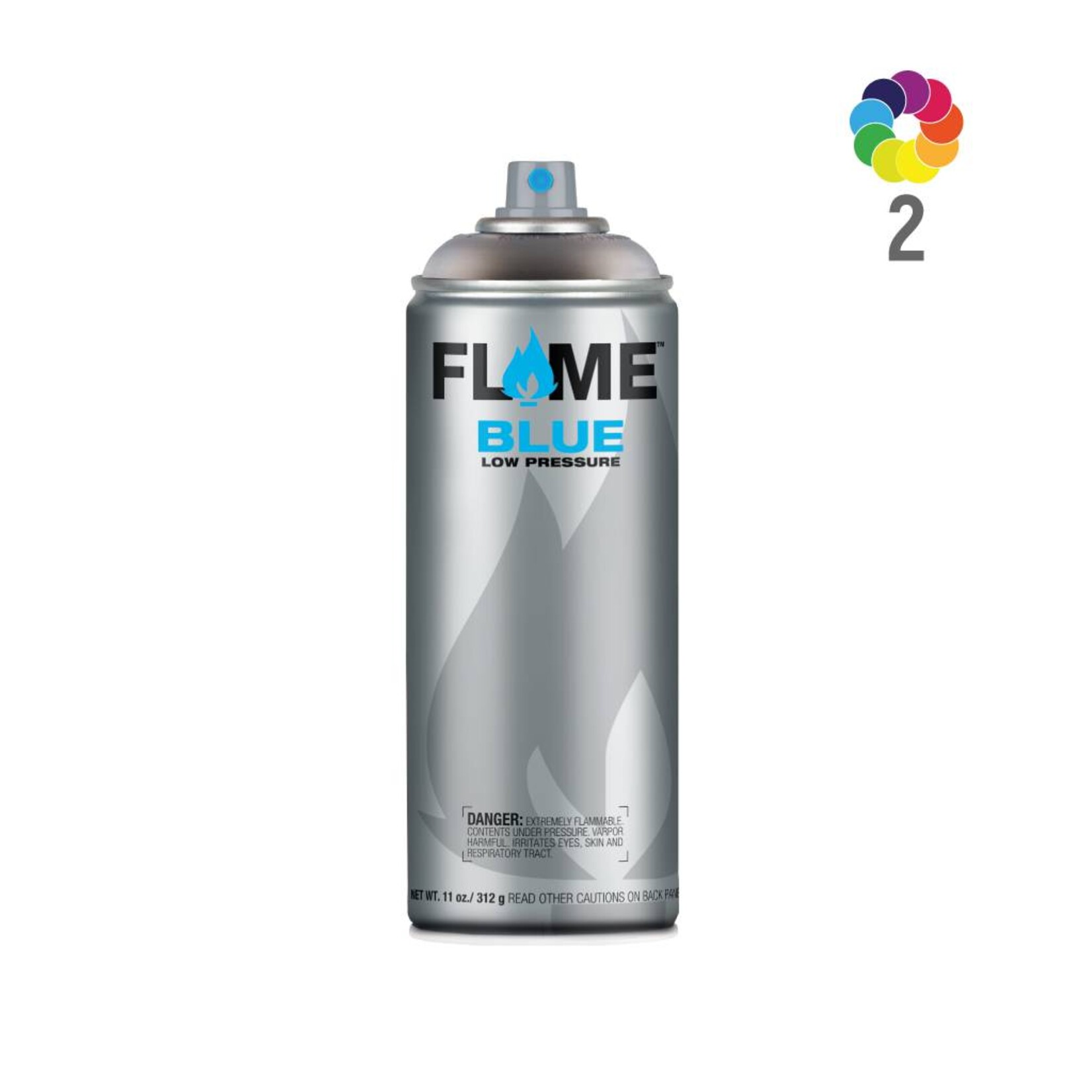 Flame BLUE Transparent 400ml Sprühdose