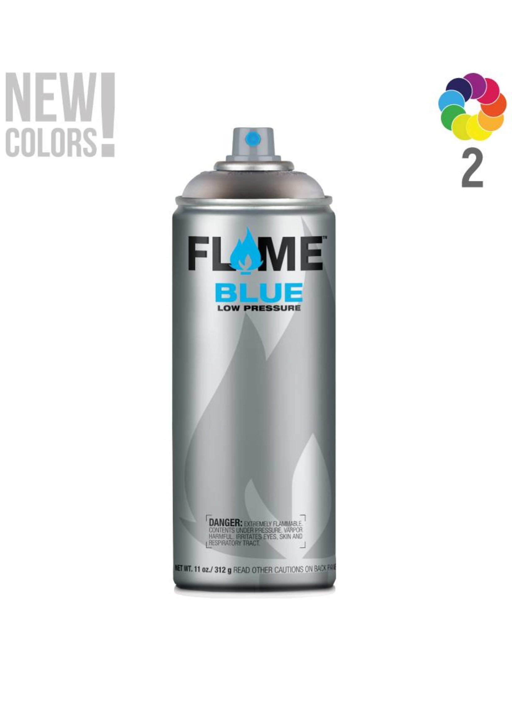 Flame BLUE Transparent 400ml Sprühdose