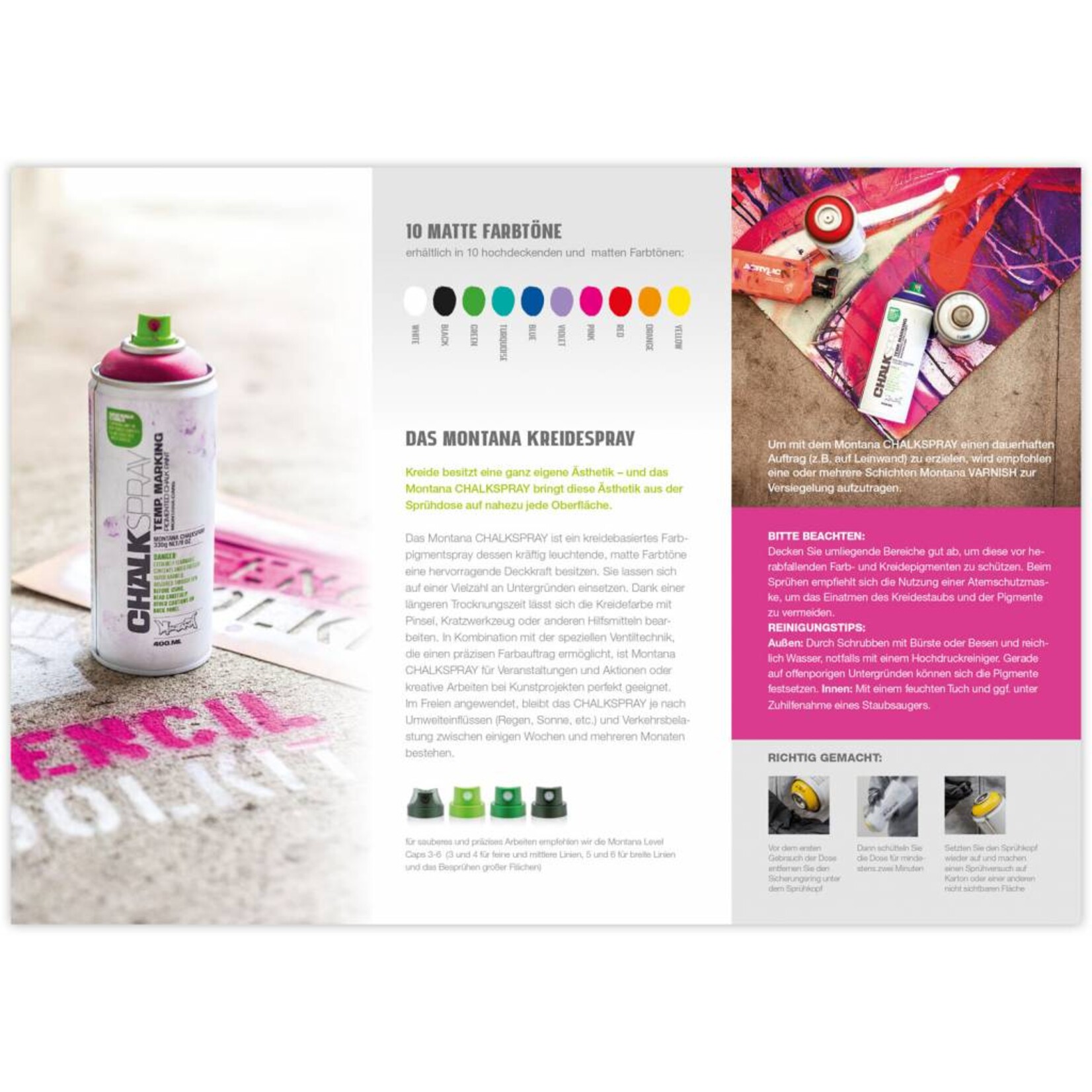 Montana CHALK 400ml Kreidespray