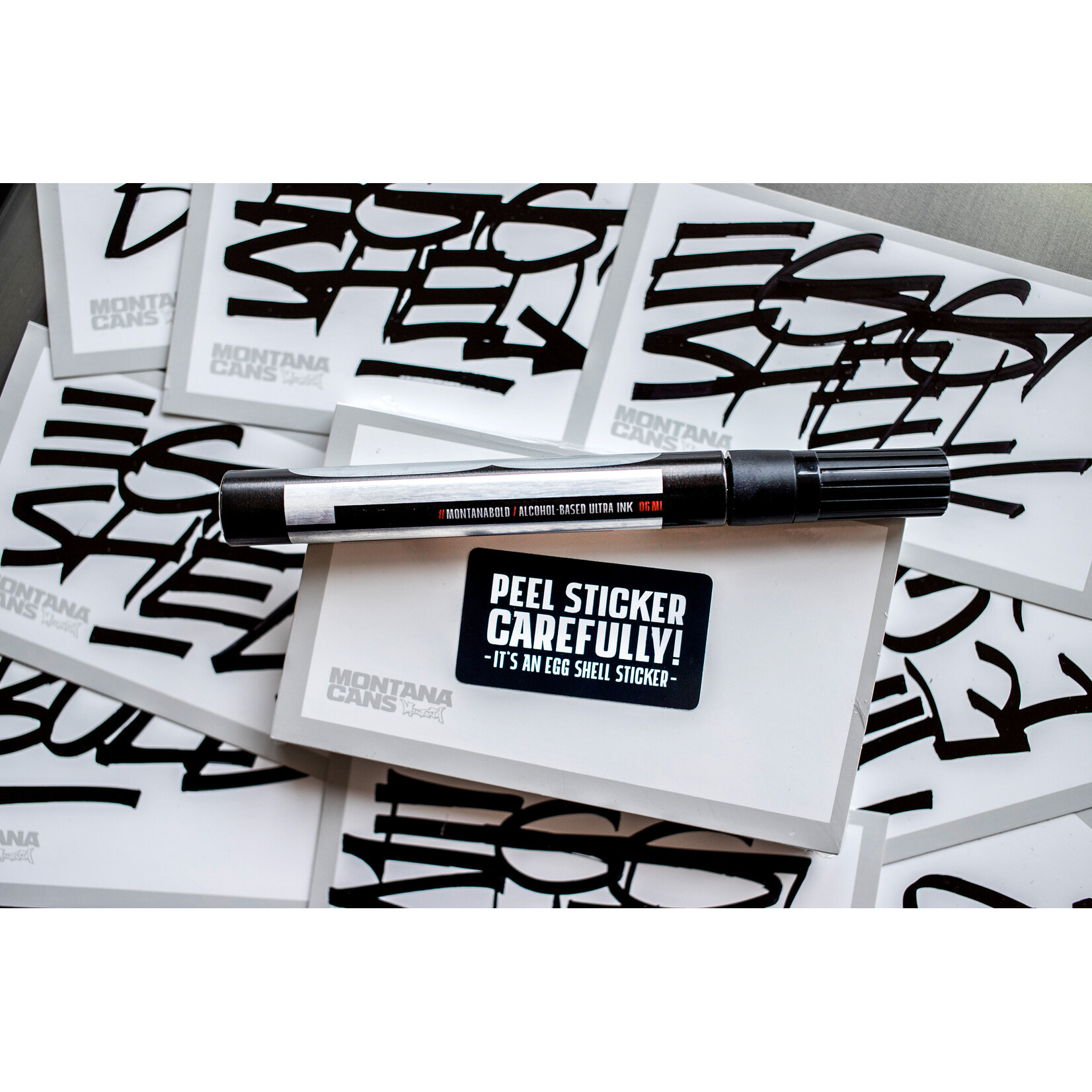 Montana Eggshell Sticker White