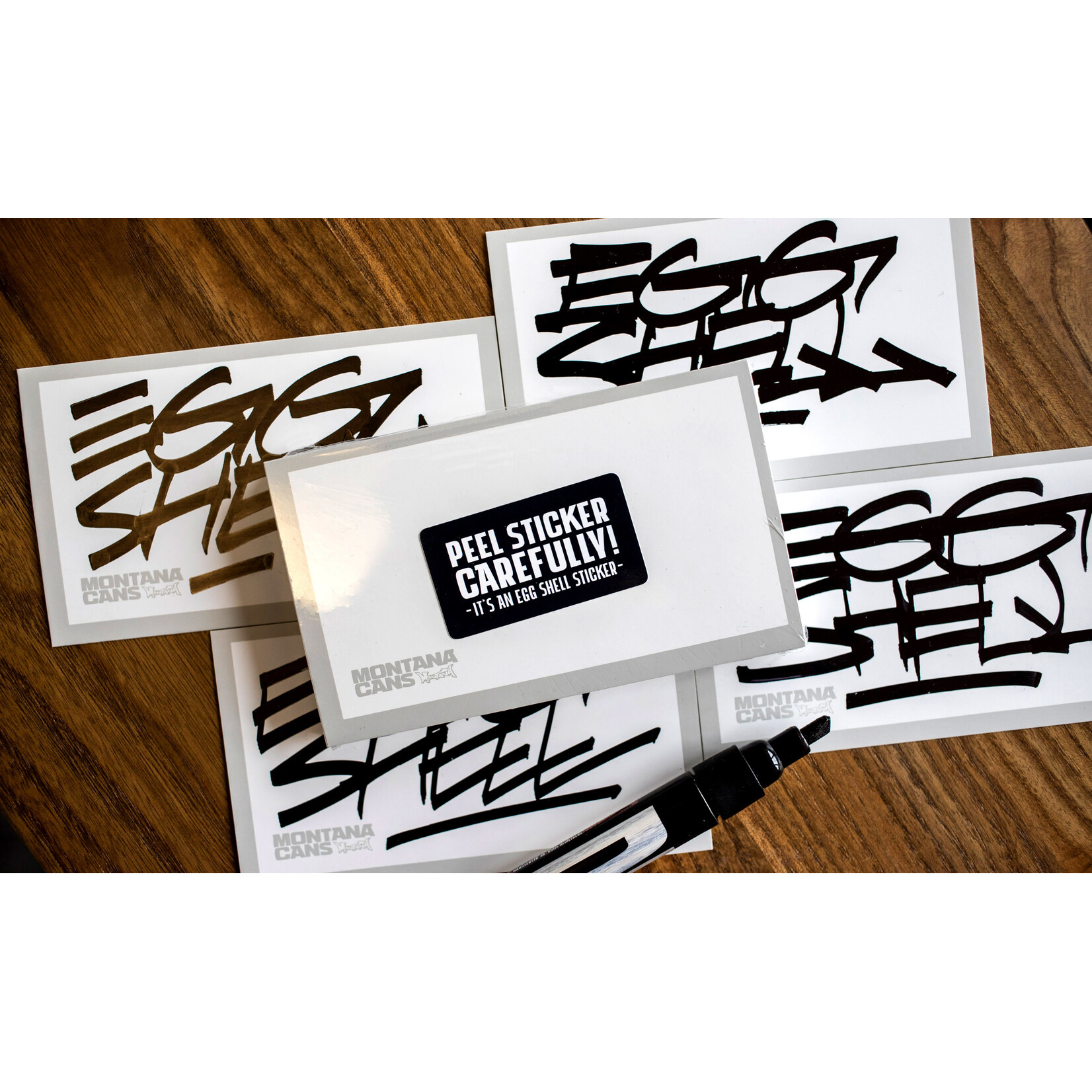 Montana Eggshell Sticker White