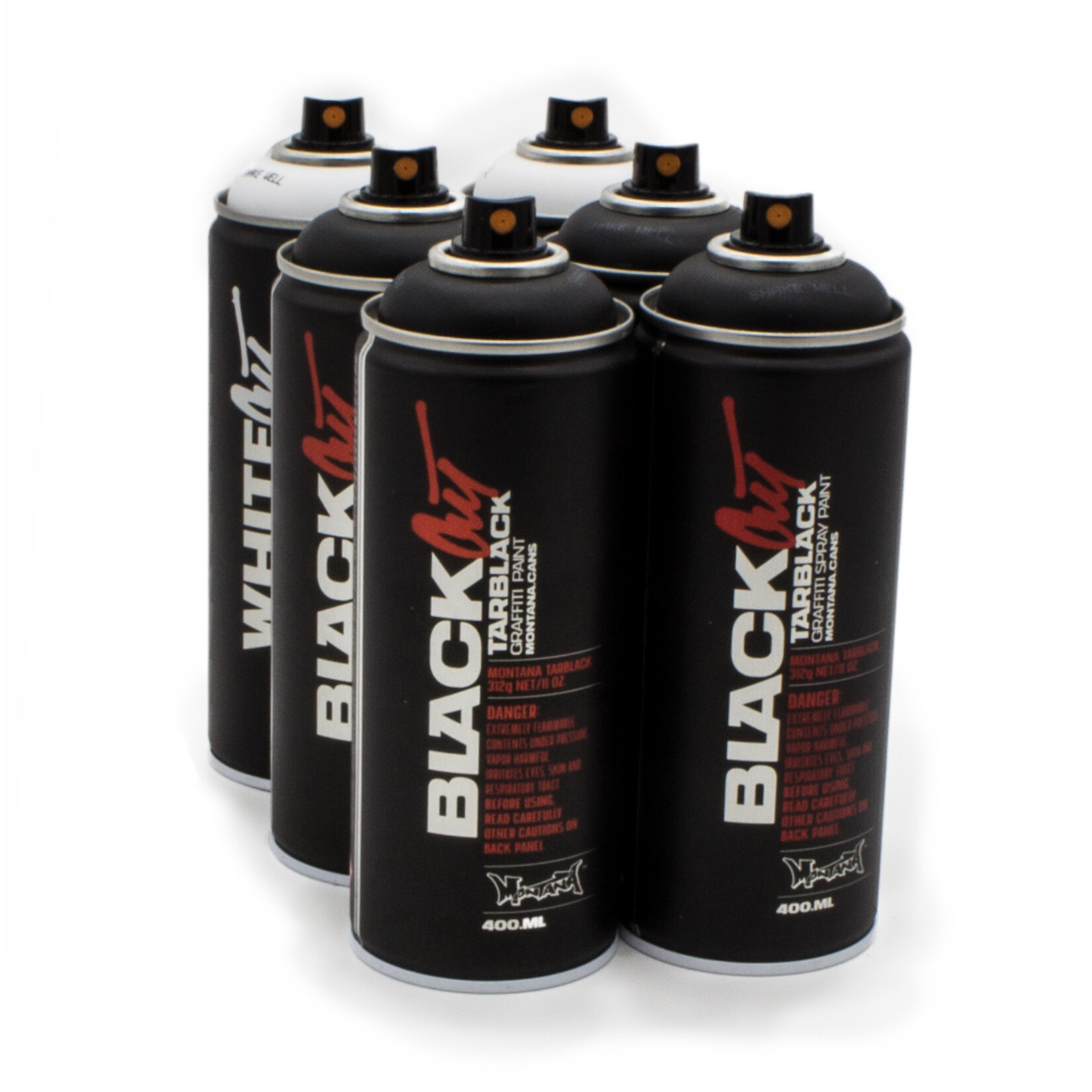 Montana BLACK 400ml Set WHITEOUT - BLACKOUT