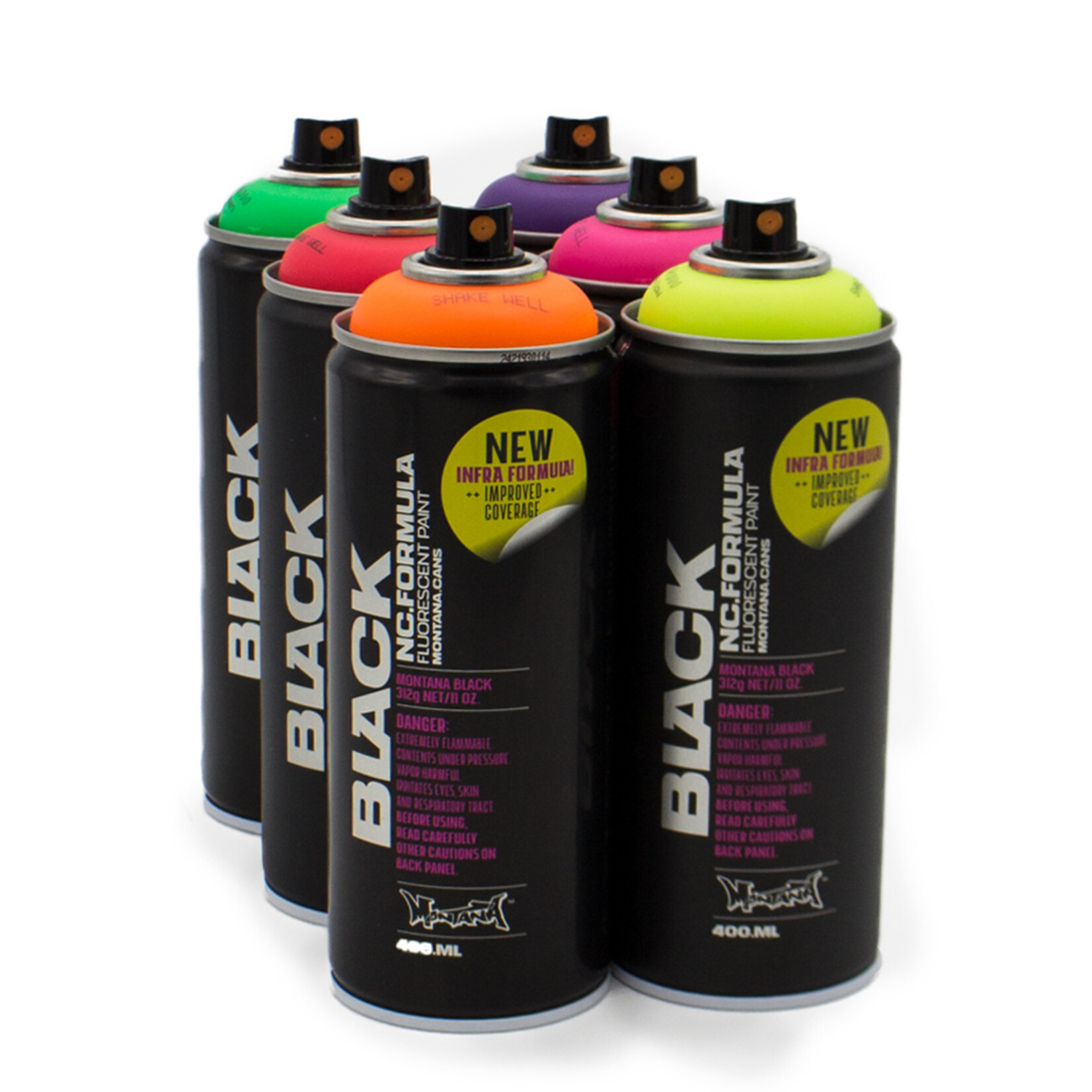 Montana BLACK 400ml Set NEON