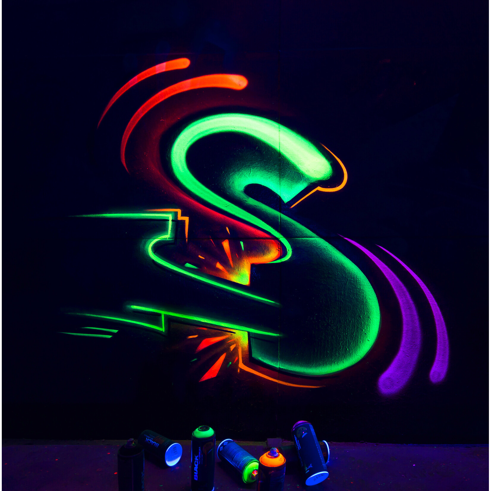 Montana BLACK 400ml Set NEON