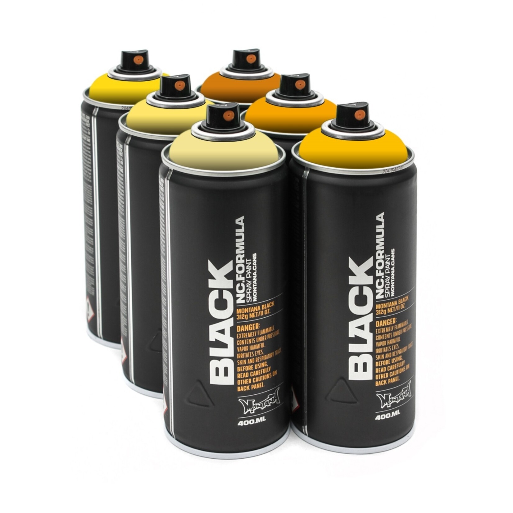 Montana BLACK 400ml Set YELLOW