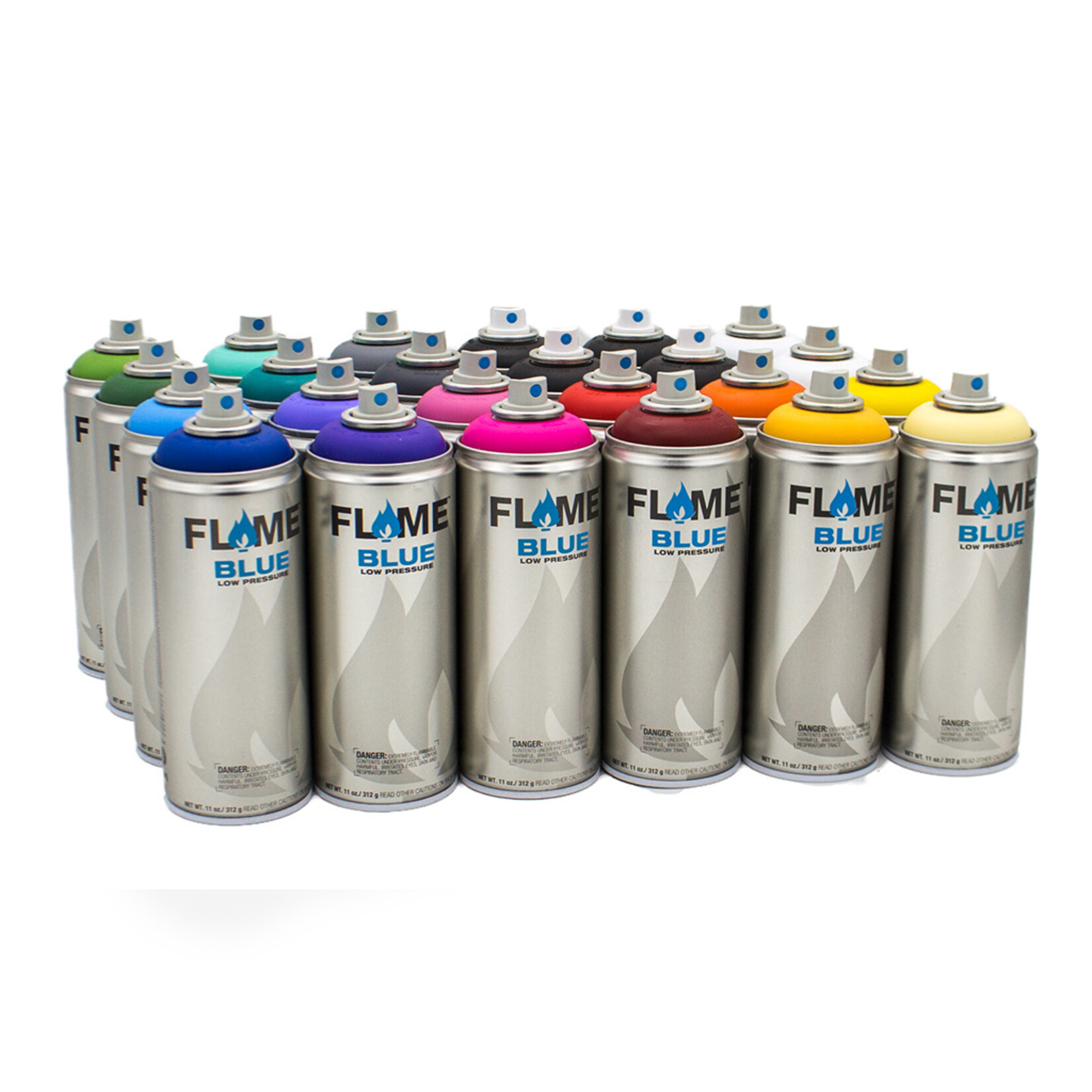Flame BLUE 400ml 24er Set