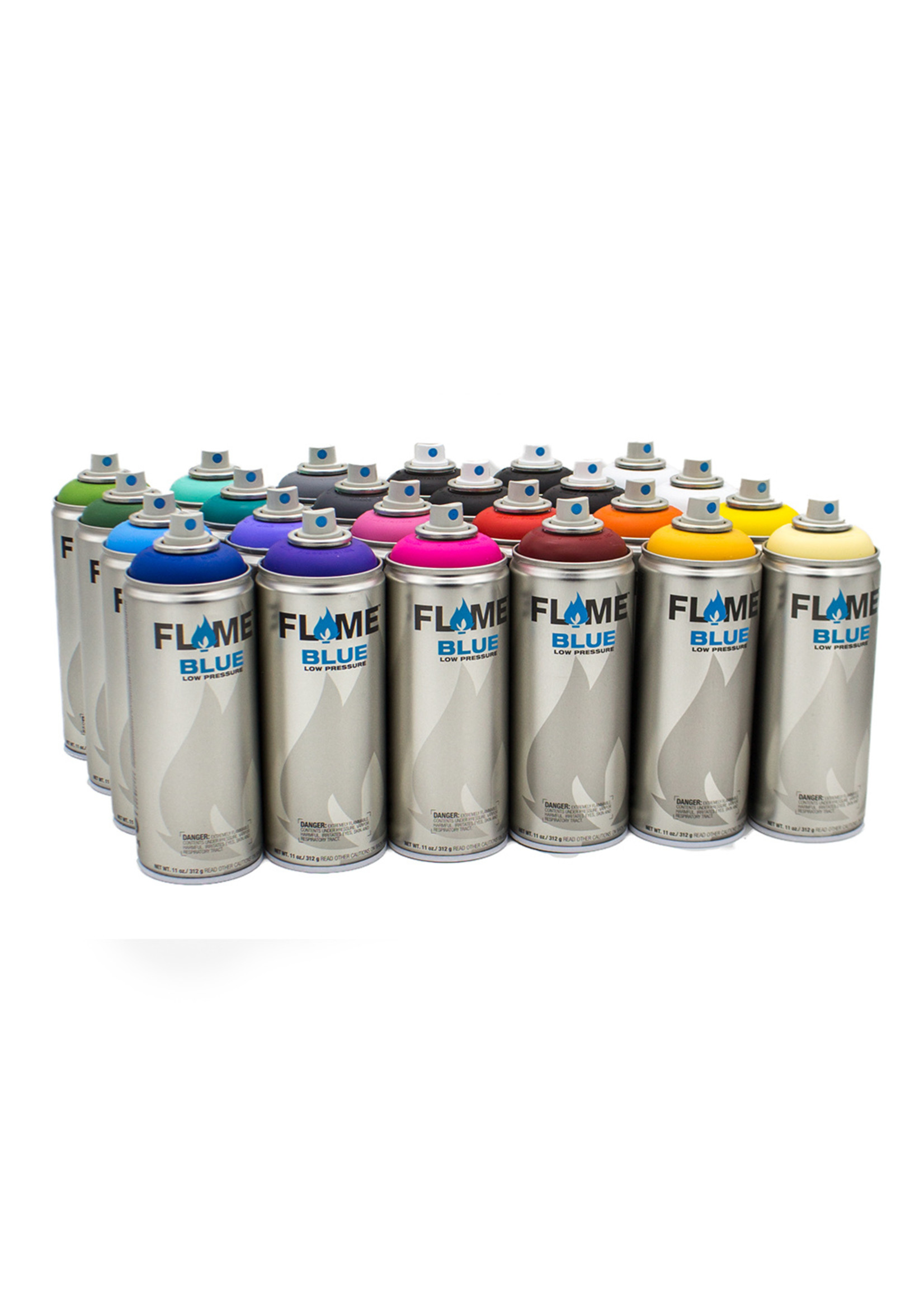 Flame BLUE 400ml 24er Set