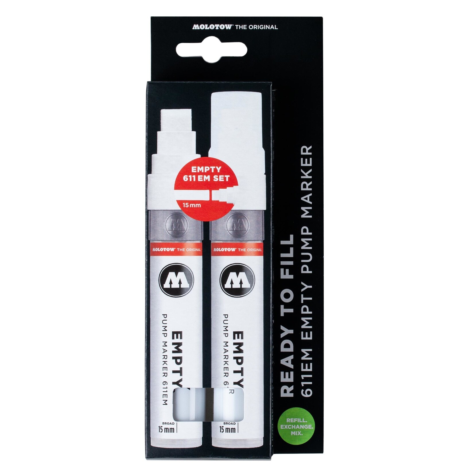 Molotow 611 Empty Marker 2er Set Leermarker Set