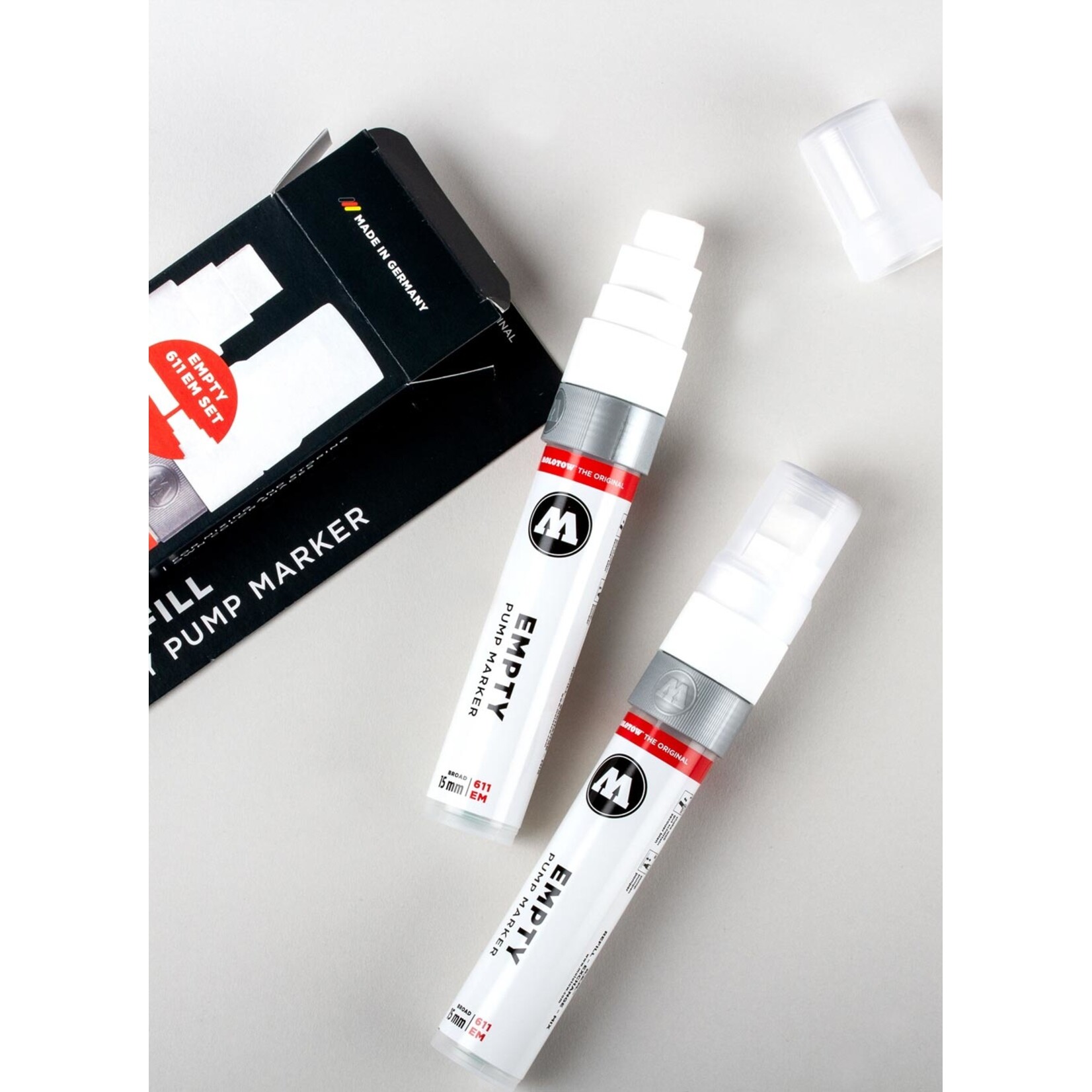 Molotow 611 Empty Marker 2er Set Leermarker Set