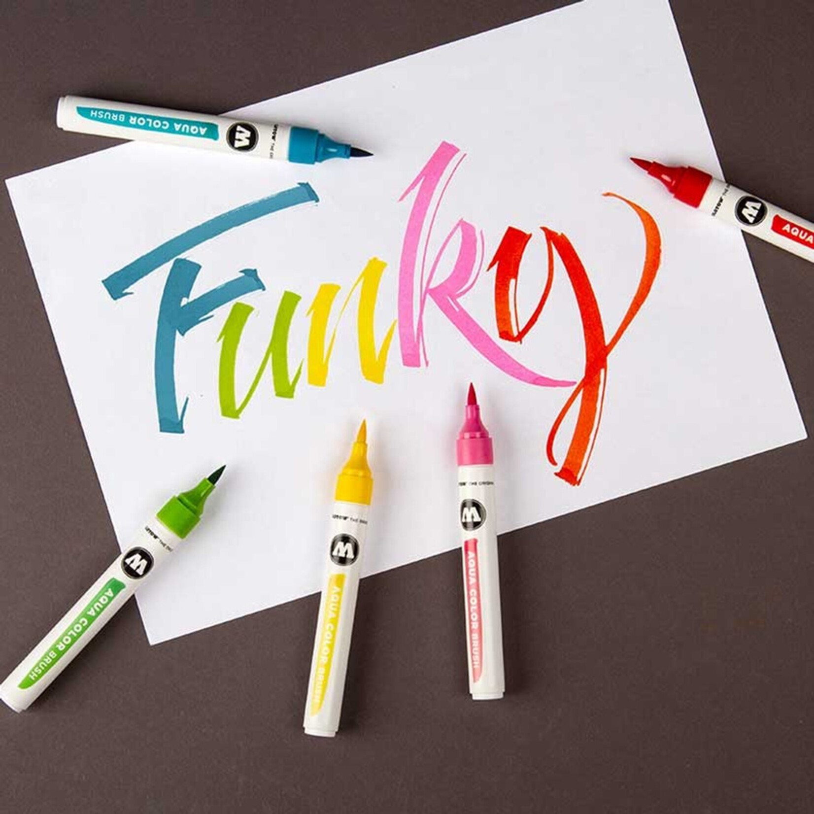 Molotow  Aqua Color Brush Marker Set Basic Set 2