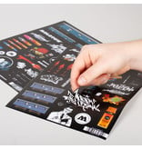 Molotow A 4 Sticker Sheets A & B