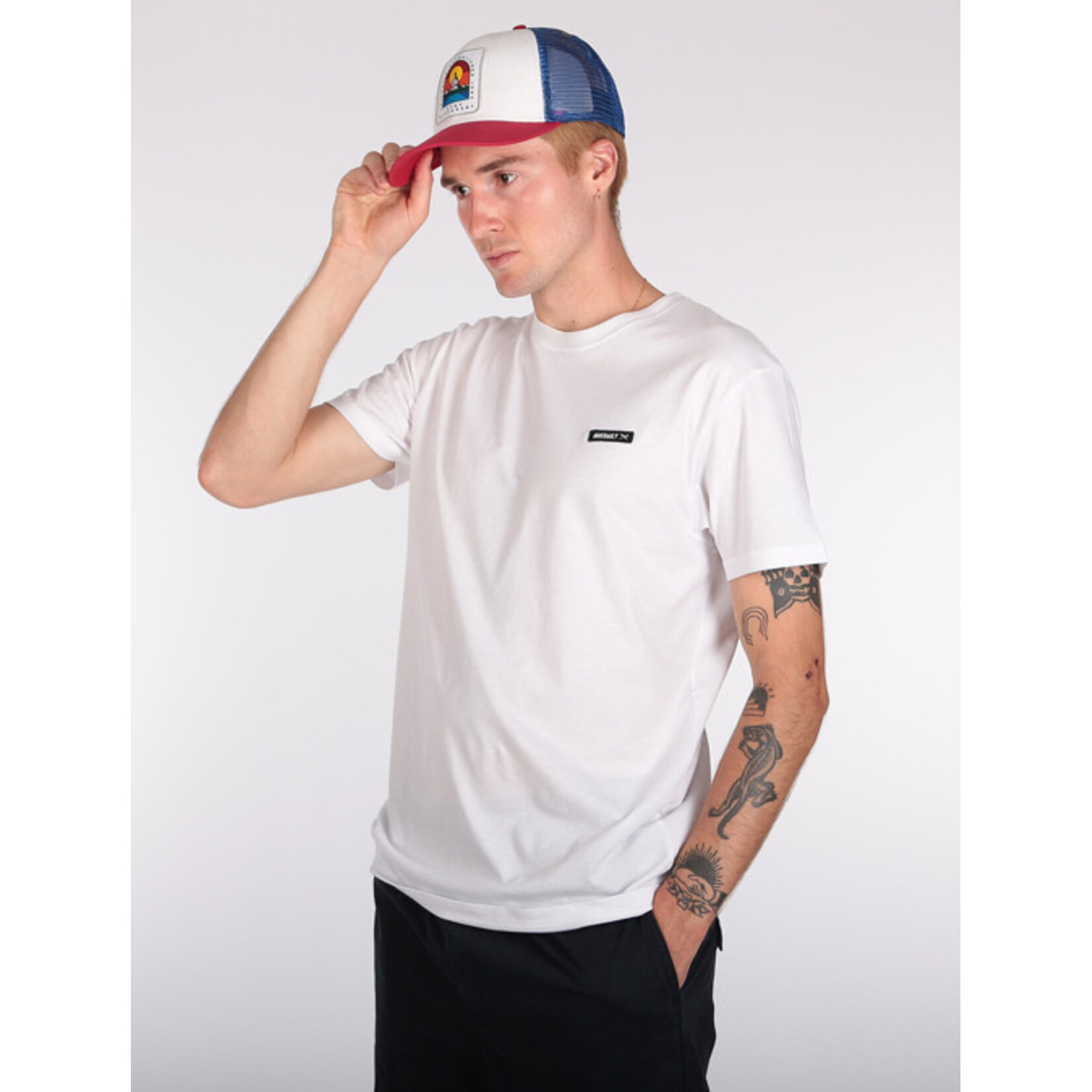 Iriedaily Stonefinger Meshcap -[navy red]