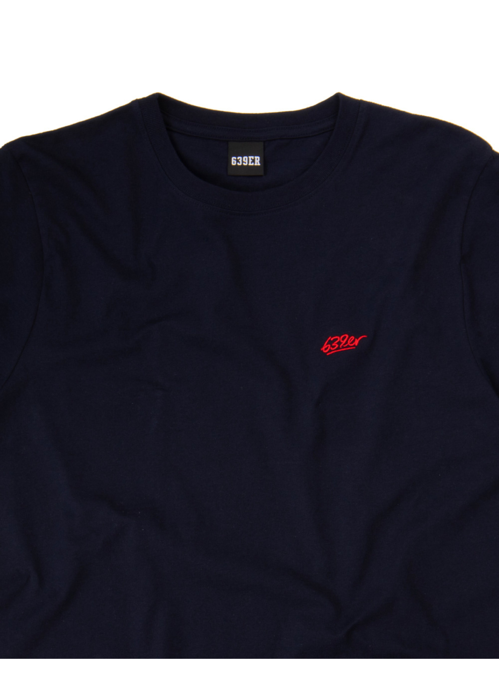 639ER SCRIPT TEE navy