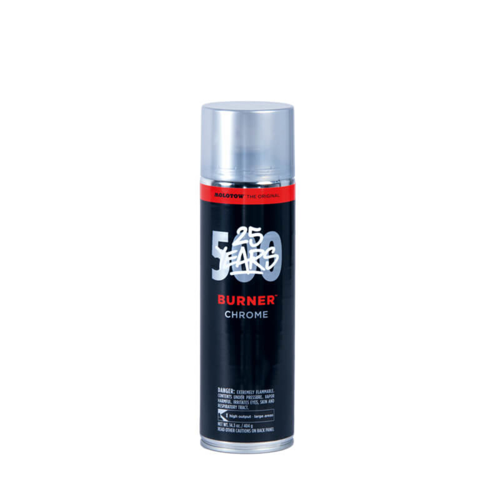 Molotow BURNER Chrom 500ml Sprühdose -  25 YEARS SPECIAL