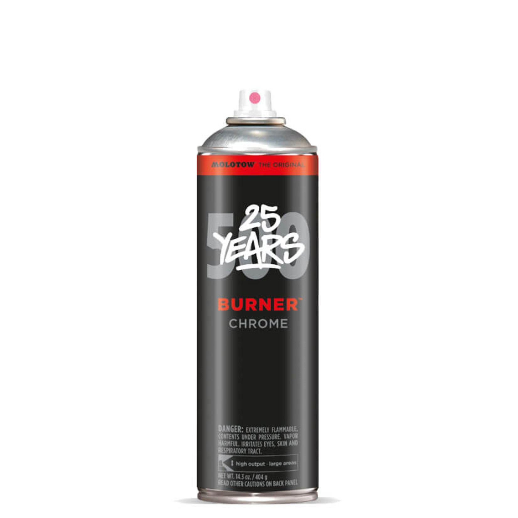 Molotow BURNER Chrom 500ml Sprühdose -  25 YEARS SPECIAL