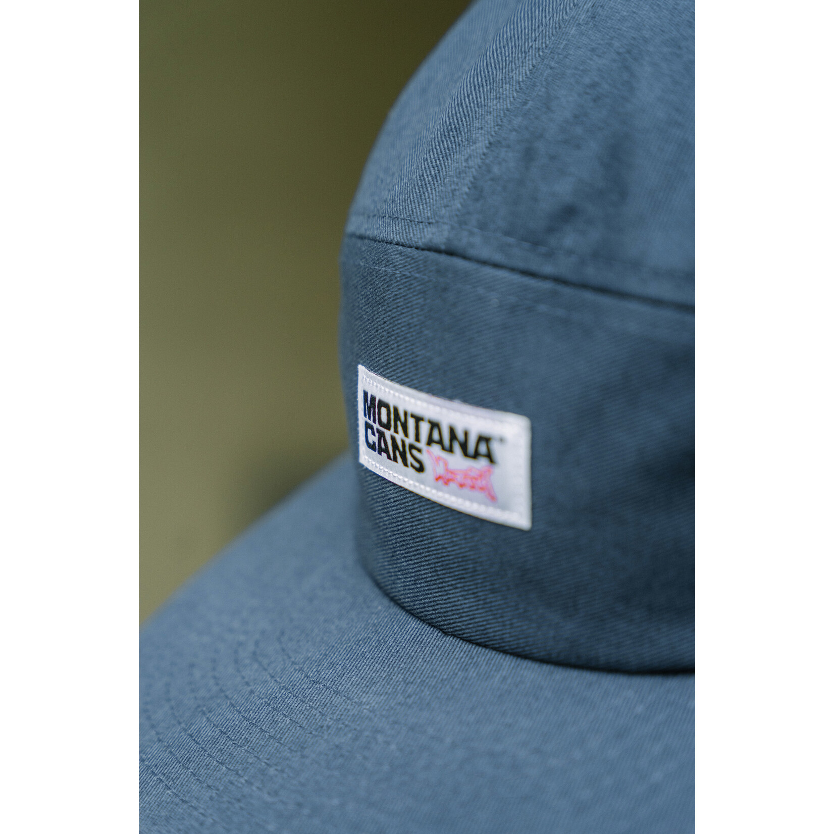 Montana Cans 5-Panel Cap Typo Logo blau