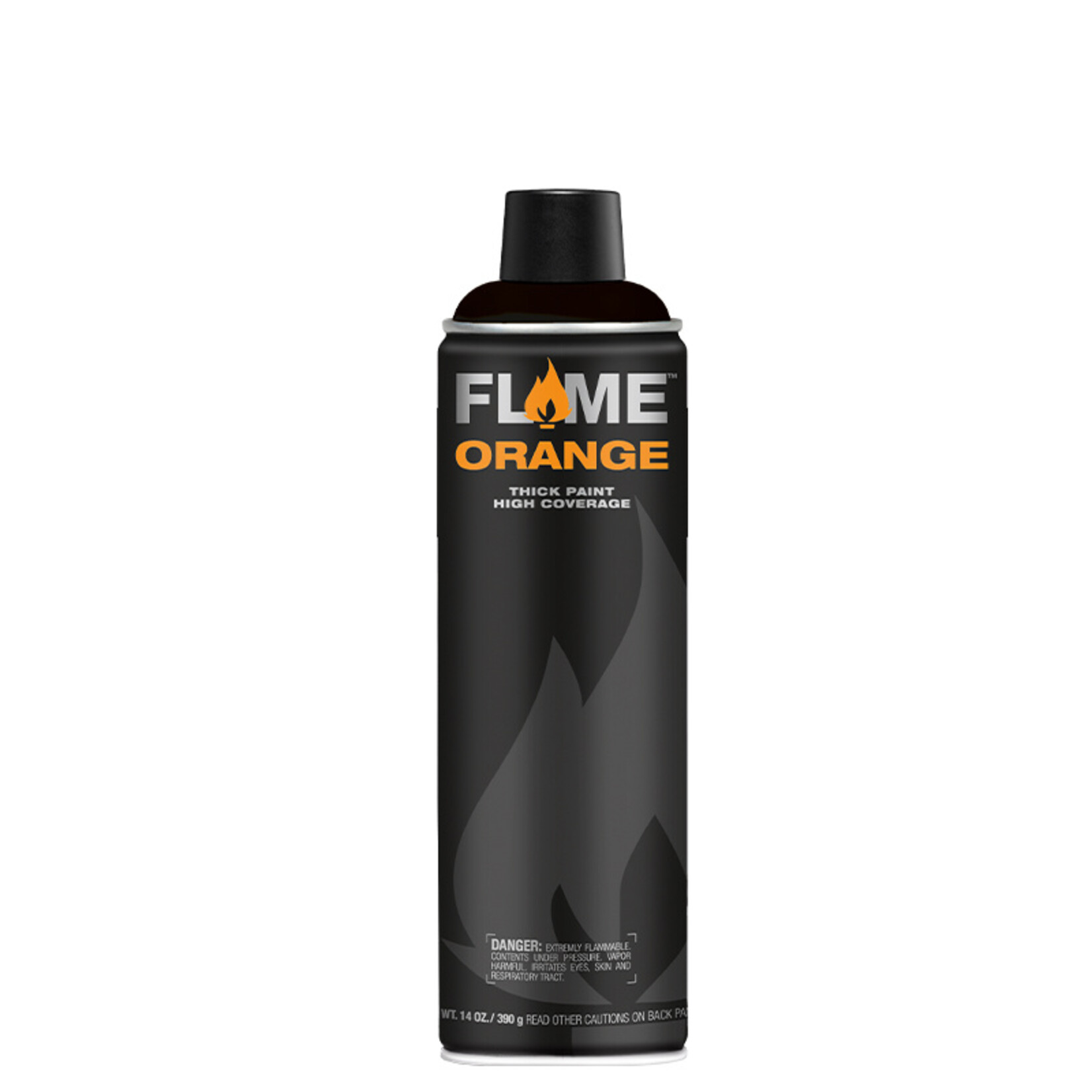 Flame Orange 500 ml Thick Black Spühdose