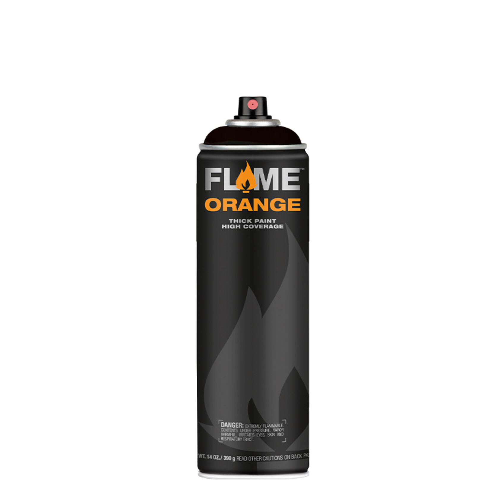 Flame Orange 500 ml Thick Black Spühdose